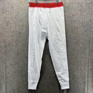 Mizuno Long Johns Mens XL White Baseball Performance Thermal Stretch Underwear